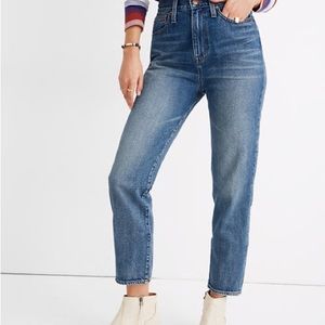 Madewell The Momjean in Downey Wash Size 25